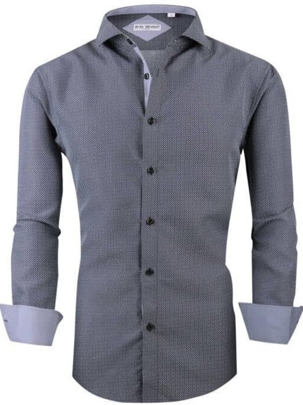 NWT Alex Vando Mens Printed Dress Shirt Long Sleeve Button Down